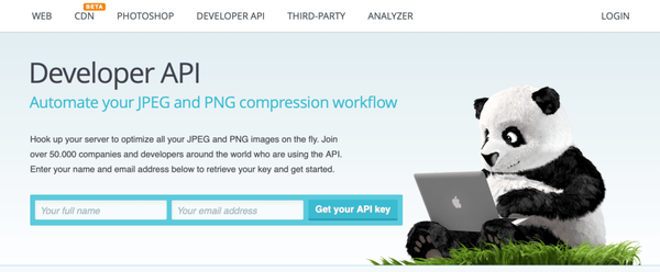 TinyPNG Developer APIの取得