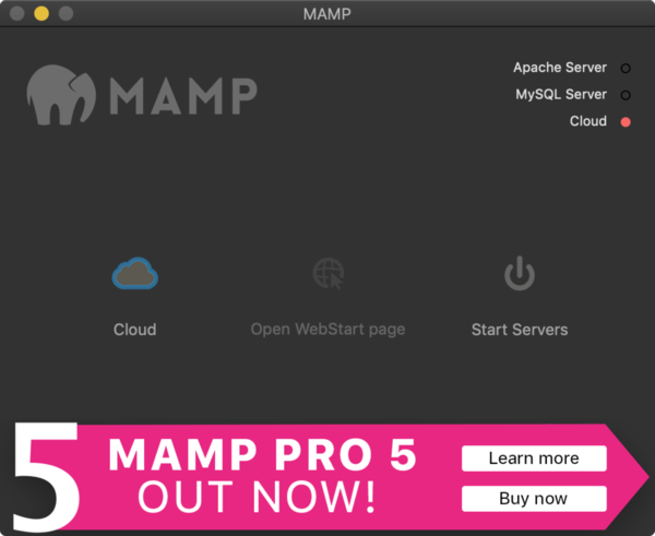 MAMP.appの起動