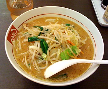 味噌野菜ラーメン／くるまやラーメン 新鎌ヶ谷店