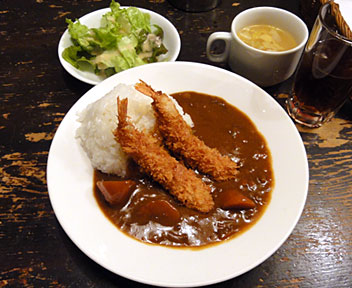 エビフライカレー／DINER BAR Melrose Ave.