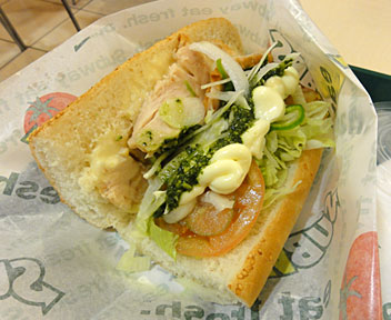 SUBWAY チーズローストチキン