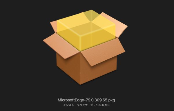 Microsoft Edge for macOS をインストール
