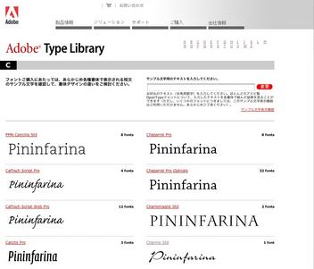 Adobe Type Library