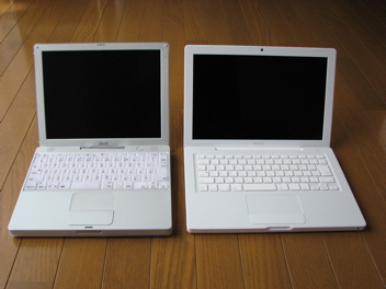 MacBookとiBook