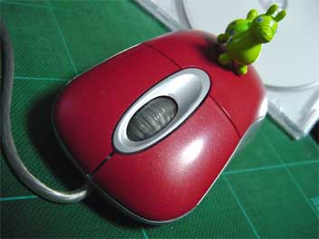 マイクロソフト／スクロールホイール付き2ボタンマウス